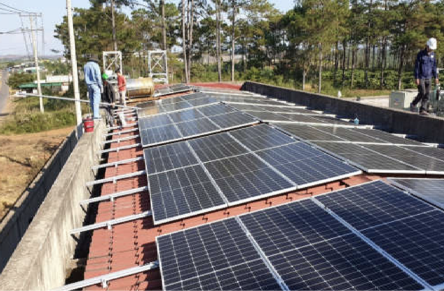 Lắp đặt HT điện năng lượng mặt trời Bảo Lộc